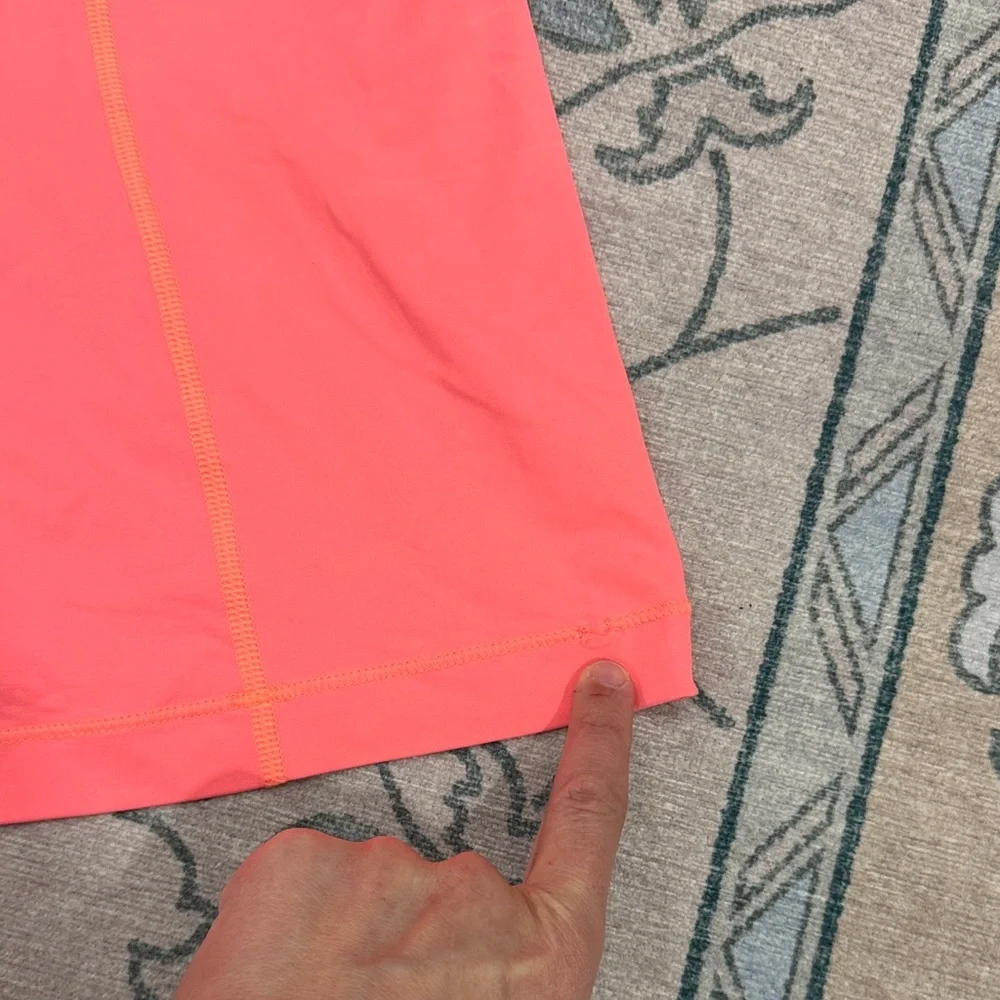 lululemon athletica Pink & Orange Racerback Tank Top